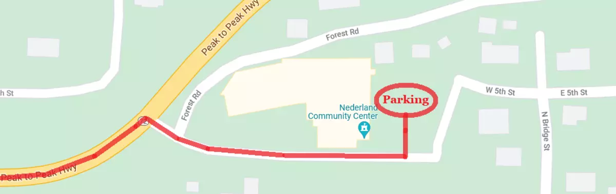 Map showing location of Community Cwenter